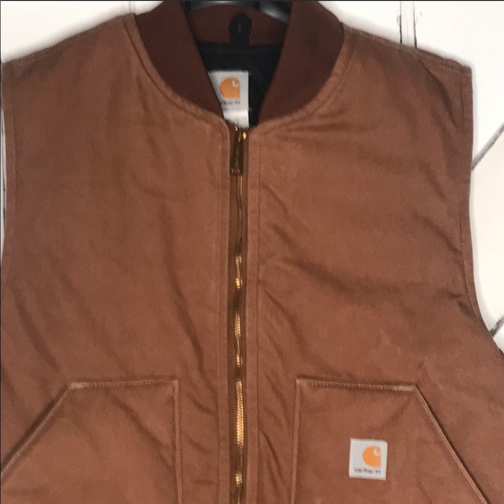 Carhartt Mens Sz Lg Quilted Vest w/ inside pocket - Picture 2 of 4
